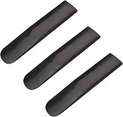 3pcs Alto Saxophone Reeds 2.5 Reed,Plastic Alto Saxophone Mouthpiece Reeds 2.5 Reed Resin Saxophone Reeds for Alto Sax or Clarinet Soprano Parts Repair Reed Accessory Black