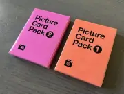 Cards Against Humanity - Picture Card Pack 1 and 2 - Expansion Pack Bundle