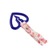 Car Accs JDM S Broken Heart TSURIKAWA Blue Ring Pink Flowers Nylon Handle Strap