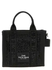 [Marc Jacobs] Marc Jacobs-The Crystal Canvas Crossbody Tote Borse A Tracolla Nero-Donna OS Black