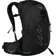 Osprey Talon 22L Men's Hiking Backpack with Hipbelt, Stealth Black, S/M