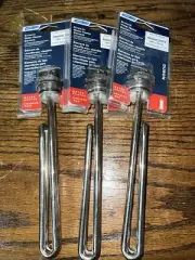 3 NEW CAMCO 02723 FOLDBACK 240V 4500 WATT SCREW IN WATER HEATER ELEMENT 6442057