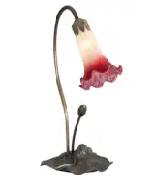 Meyda Tiffany 12517 16" Tall Gooseneck Table Lamp - MultiColor
