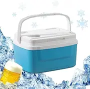 Camping Cooler | 8L Camping Outdoor Insulated Ice Cooler | Leakproof Large Ice Chest with Handle Portable Lunch Box for Travel Drink Hiking