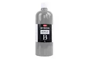 Jasart Byron 1L Acrylic Paint Bottle Medium-Bodied Art Craft Painting Silver