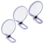 Folding Hand Held Mirror with 2x/3x/15x Magnification & True Image, Travel