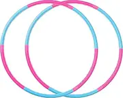 Liberry 2 Packs Kids Exercise Hoop, Detachable & Size Adjustable Toy Hoop, Professional Hoola Rings for Kids