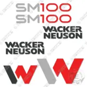 Fits Wacker Neuson SM100 Decal Kit Mini Utility Loader 7 YEAR OUTDOOR 3M VINYL!