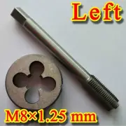 HSS M8 × 1.25 mm left Hand machines tap and die Threading Tool Metric set