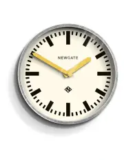 [Newgate] Luggage Wall Clock Galvanised Hands in Two Tone