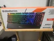 SteelSeries - Apex 7 Full Size Wired Mechanical Red Linear Switch Gaming Keyb...