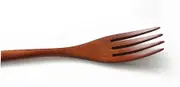 iplusmile Fruit Forks for Boys and Girls Dinner 5pcs Japanese Style Wooden Forks Mini Set Handmade Dessert Dining Four Tooth Cutlery Easy to Clean Dishwasher Safe