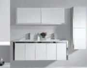 600mm - 1500mm MDF 2pac wall hung Bathroom vanity with ceramic basin top