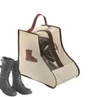 Non-Woven Shoe Storage Bag Visible Boots Protector Pouch for Home