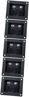 Justivana Speaker Rear Wiring Board Speaker Cable Speakers Wire Board Audio Multifunctional Wiring Board Wire and Cable 5PCS, Fine Workmanship