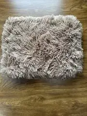 Faux Fur Small Pet Bed. Crate Mat. Small