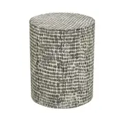 West End Bone Inlay Zambesi Stool