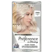 L'oreal Preference Acidic Toner Platinum Ice