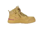 Hard Yakka Ladies 3056 Zip Side Safety Work Boot Y60240 - Wheat