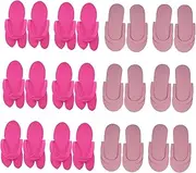 FOMIYES 12 Pairs Eva Beauty Salon Slippers Disposable Manicure Footwear Shoes Hotel Home Use Quick off