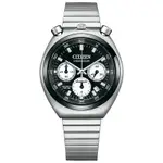 送禮首選★CITIZEN 星辰 CHRONOGRAPH TSUNOKURONO/白熊貓計時手錶AN3660-81E 附提袋【全館滿額折價★APP下單點數4倍送】線上購買享_實體門市同步服務