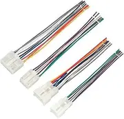 LUMIXE Stereo Harness, for 1992-2019, for Toyota, 2010-2019, for Subaru, Radio Wire Harness Female + Male Plug Connector Without JBL System Add Subwoofer Amplifier Vehicle Radio Stereo Wire Harness