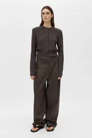 Botticino Knit Cardigan in Chocolate - CAMILLA AND MARC® C&M