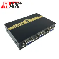 在飛比找PChome24h購物優惠-MAX+ VGA 二進一出螢幕切換器(黑)