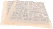2 Sheets Clay Decal Underglaze Cited Words Decorative Transfer Paper for Pottery