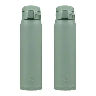 【ZOJIRUSHI 象印】超值2入組 MOMO獨家 不鏽鋼 保溫杯 彈蓋600ml+600ml(SM-SK60EMA+SM-SK60EMA)(保溫瓶/保