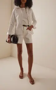 [SLVRLAKE] Sienna Mid-Rise Cutoff Denim Shorts