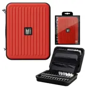 TARGET TAKOMA HOME SUPER SIZED DARTS BAG-RED-HOLDS 8 SETS OF DARTS!!