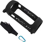 RAYWE Speaker Cover Compatible with Pulse 4 Protective Case Portable Travel Bag Storage Case with Shoulder Strap Climbing Hook