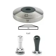 Concept Art Coffee Tamper Base 58mm Stainless Flat - Concept-Art
