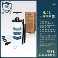 在飛比找Yahoo!奇摩拍賣優惠-【良匠工具】6.5L手動抽油機+抽油管 附收納管防塵蓋 手動