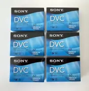 Sony DVM60PRR 60 Minute DVC Premium Cassette - Pack of 6