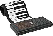 Roll Up Piano Soft Piano Silicone Foldable Electronic Keyboard Piano for ren Student Musical Instrument Multicolor140 61-Keys