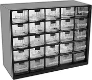 25 Drawers Stackable Organizer Cabinet with 50 Removable Dividers Desk Drawer Organizer Box Stackable Desktop Craft Drawer Cabinet for Hardware Craft 11.5×8.9×4.8 Inch