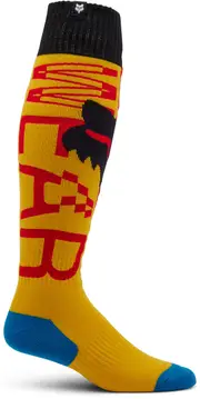FOX 180 Seventy4 Motocross Socks, yellow, Size S for Men