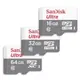 SanDisk NEW ULTRA 16G 32G 64G microSD UHS-I 記憶卡 保固公司貨