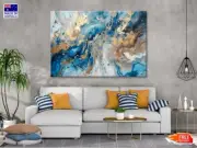 Gold Marble Luxury Abstract Wall Canvas Home Decor Australian Made Quality