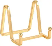 Plate Holder Easel Display Stand - Metal Plate Stands for Display - Tabletop Pic