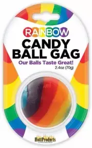 BALL GAG CANDY RAINBOW GAG GIFT ADULT FUN