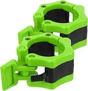 VALICLUD Gym Barbell Clamps 25mm Locking Clips Quick-Release Spring Collars Safe for Fitness Training