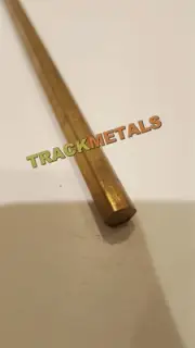 Brass A/F Hex 7/16" x 24" Long