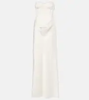 [Rotate] Rotate Bridal embellished satin corset dress AU 14 white