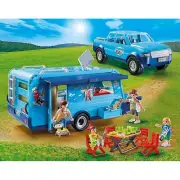 Playmobil 9502 - Playmobil Funpark Pickup with Camper - Family Fun Vacation