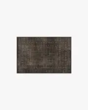 60' x 90' | Machine Washable Runner Rug | Kid & Pet Friendly | Indoor Rug | Cyrus Black Rug | Ruggable