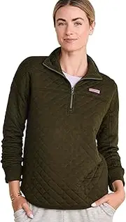 [vineyard vines] Women's Diamond Quilted Dreamcloth Shep Shirt