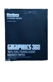 14 x 17 Bienfang Graphics 360 Translucent Marker Paper Pad